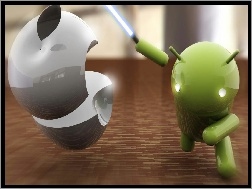 Apple, Android, Miecz