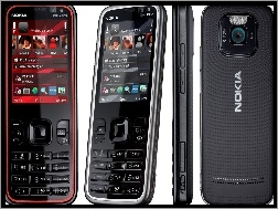 Czarna, Nokia 5630 XpressMusic, Czerwona