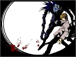 facet, potwór, Death Note, krew