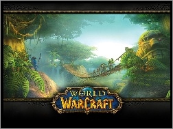 fantasy, most, World Of Warcraft, dżungla