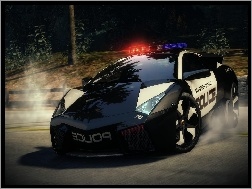 Policyjny, For, Samochód, Hot, Speed, Need, Pursuit