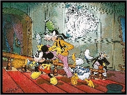 Kaczor Donald, Goofy, Myszka Miki