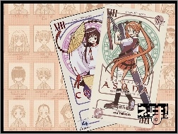 postacie, Mahou Sensei Negima, karty