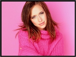 sweter, Jennifer Love Hewitt, r�owy