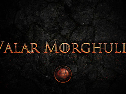 Tło, Valar Morghulis, Game of Thrones, Gra o tron, Czarne