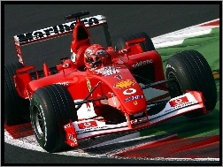 czerwony bolid, Formuła 1, Marlboro