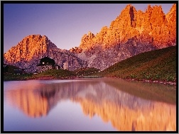 Góry, Paneveggio, Park Naturalny, Jezioro