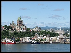 Kanada, Miasta, Panorama, Quebec