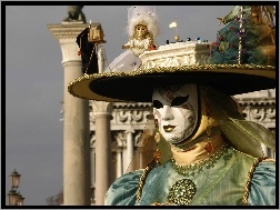 Wenecja, Kobieta, Maska