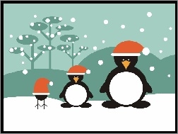Boże Narodzenie, pingwiny