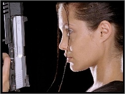 pistolet, Angelina Jolie, profil