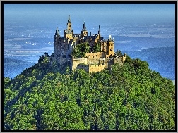 Wzgórze, Hohenzollernów, Zamek, Niemcy